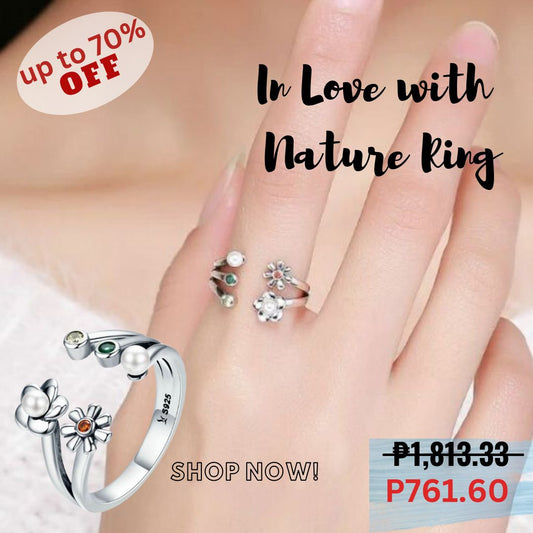 In Love with Nature Ring Swarovski Sterling Silver